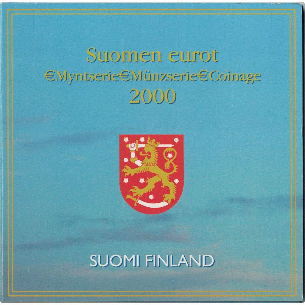 Finland, Euro Set of 8 coins, 2000