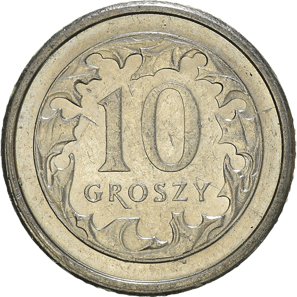 Münze, Polen, 10 Groszy, 2007
