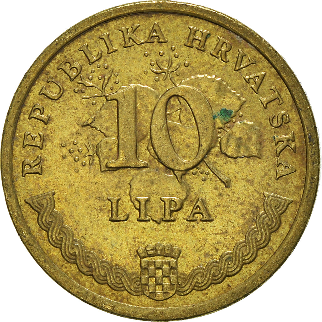 Moeda, Croácia, 10 Lipa, 2013