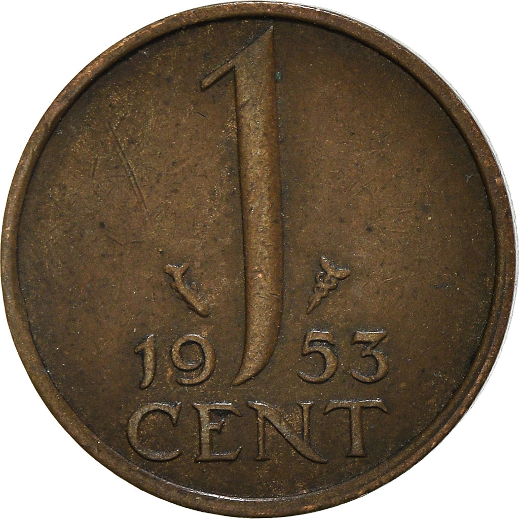 Münze, Niederlande, Cent, 1953