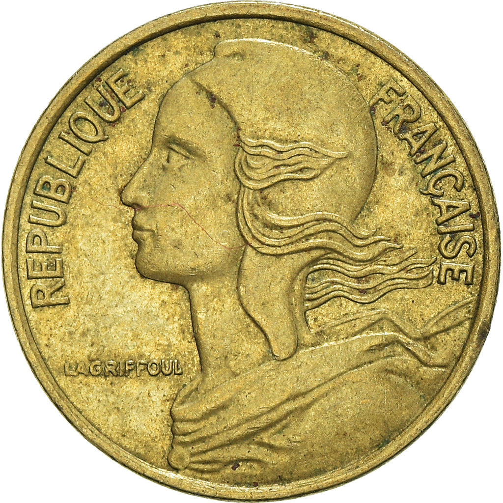 Moeda, França, 5 Centimes, 1981