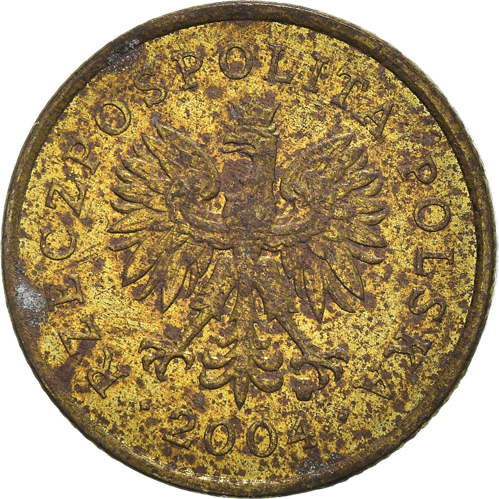 Moneta, Polonia, 5 Groszy, 2004