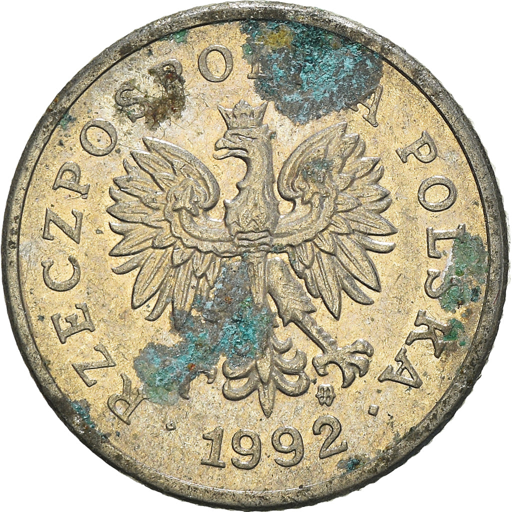 Moneta, Polonia, 20 Groszy, 1992