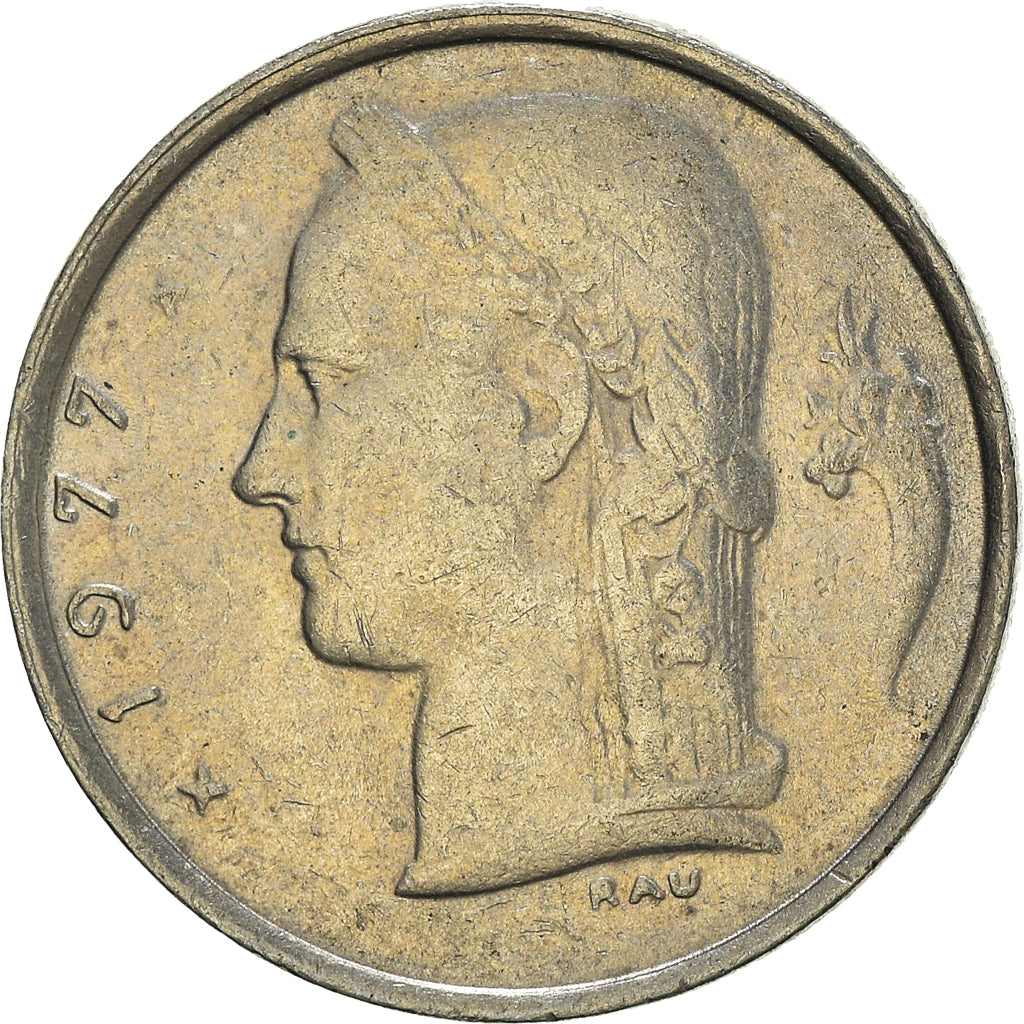 Münze, Belgien, Franc, 1977