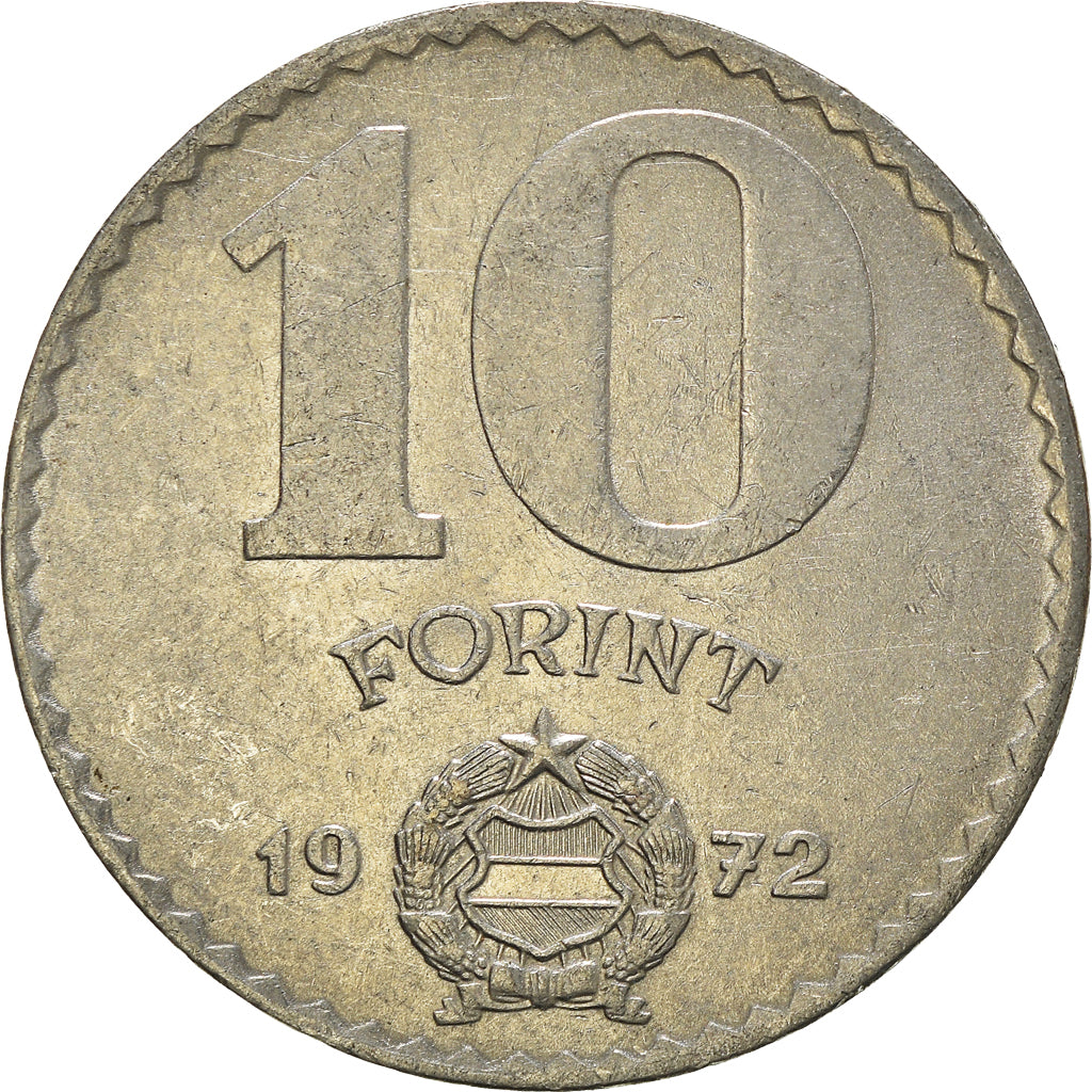 Münze, Ungarn, 10 Forint, 1972