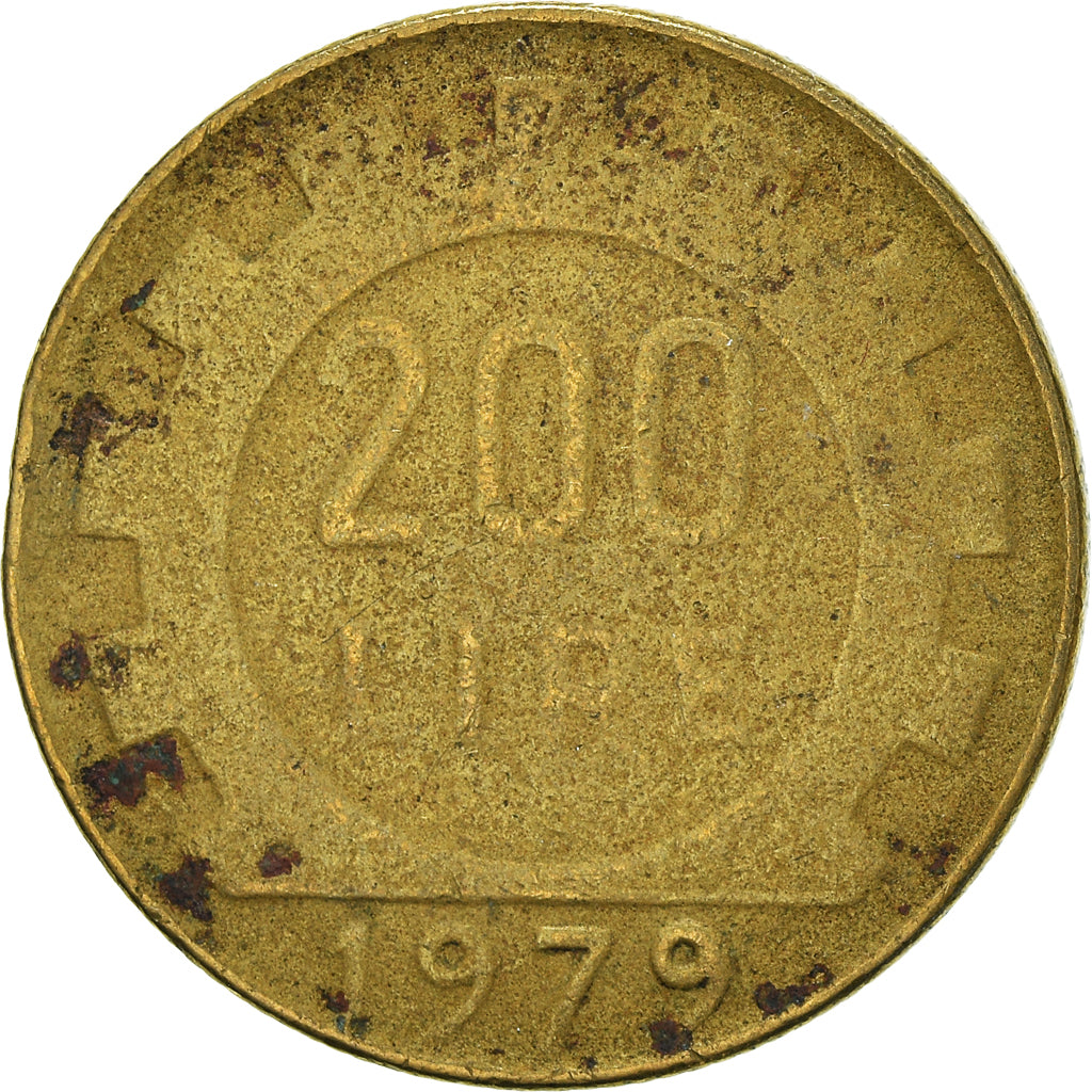 Munten, Italië, 200 Lire, 1979