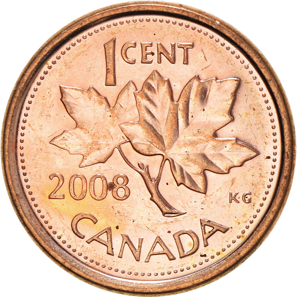 Moneta, Canada, Cent, 2008