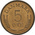 Moeda, Dinamarca, 5 Öre, 1963