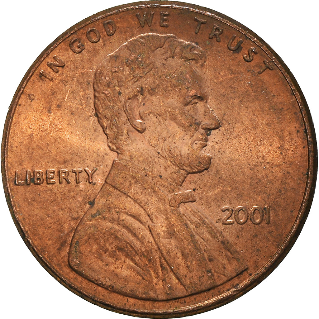 Moneta, Stati Uniti, Cent, 2001