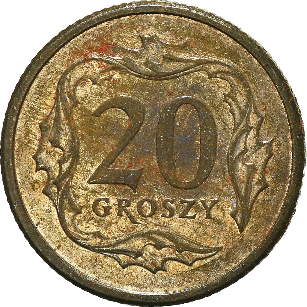 Moneta, Polonia, 20 Groszy, 2009