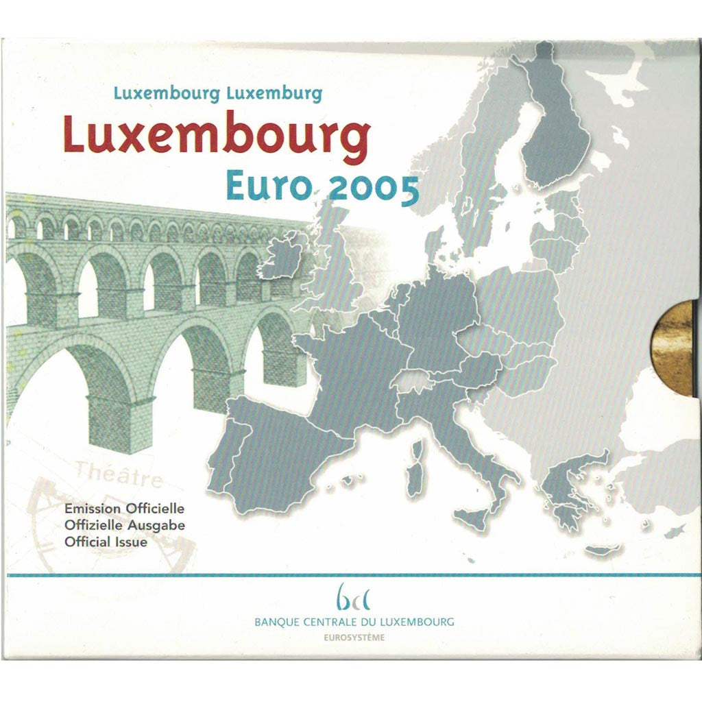 Luxembourg, Euro Set of 9 coins, 2005