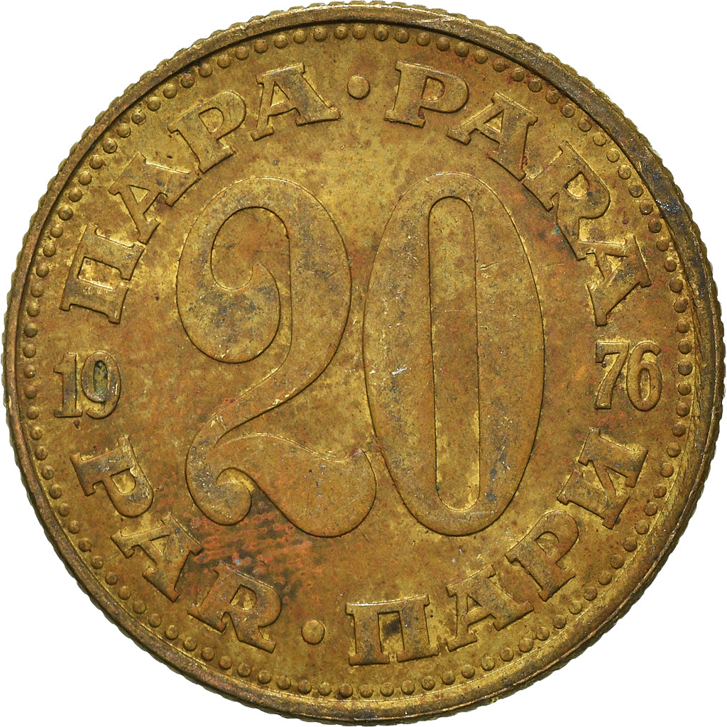 Moneta, Iugoslavia, 20 Para, 1976
