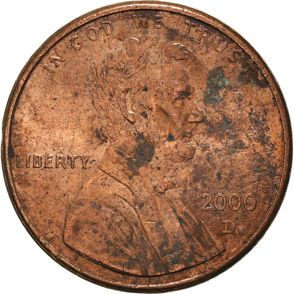 Münze, Vereinigte Staaten, Cent, 2000