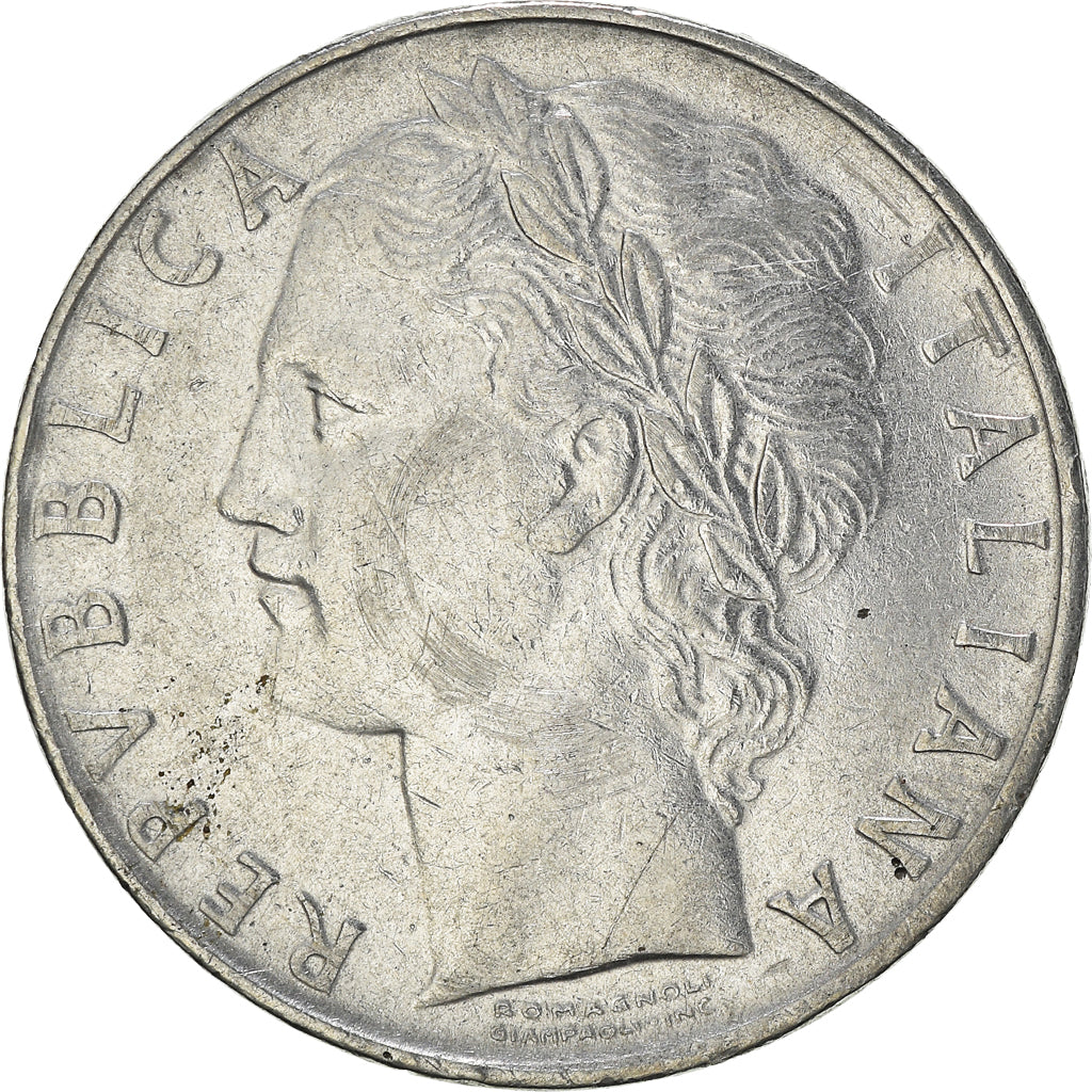 Moneda, Italia, 100 Lire, 1956