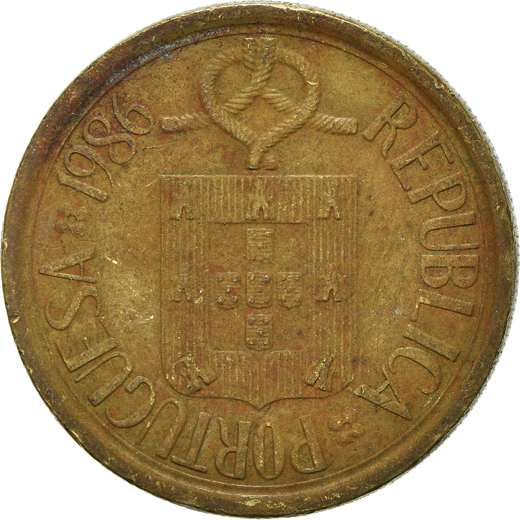 Moneta, Portogallo, 10 Escudos, 1986