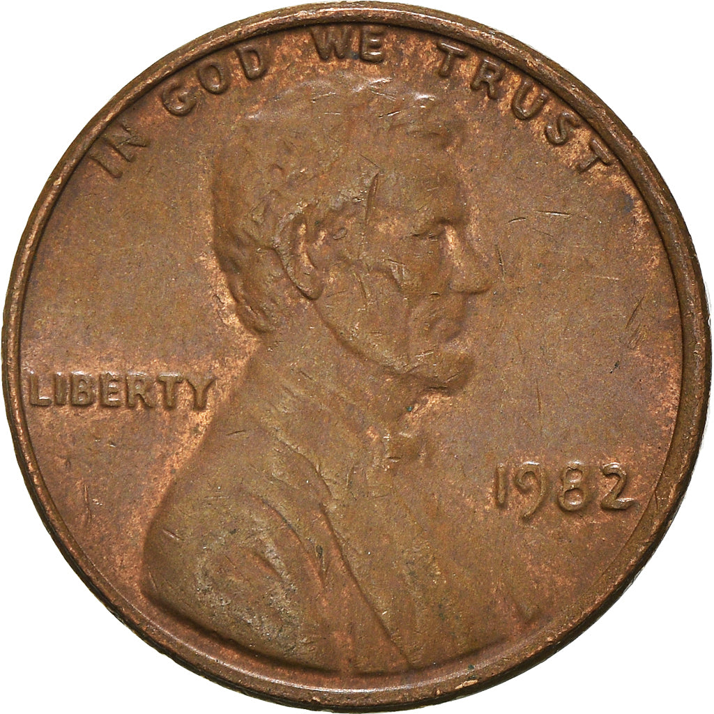 Coin, United States, Cent, 1982