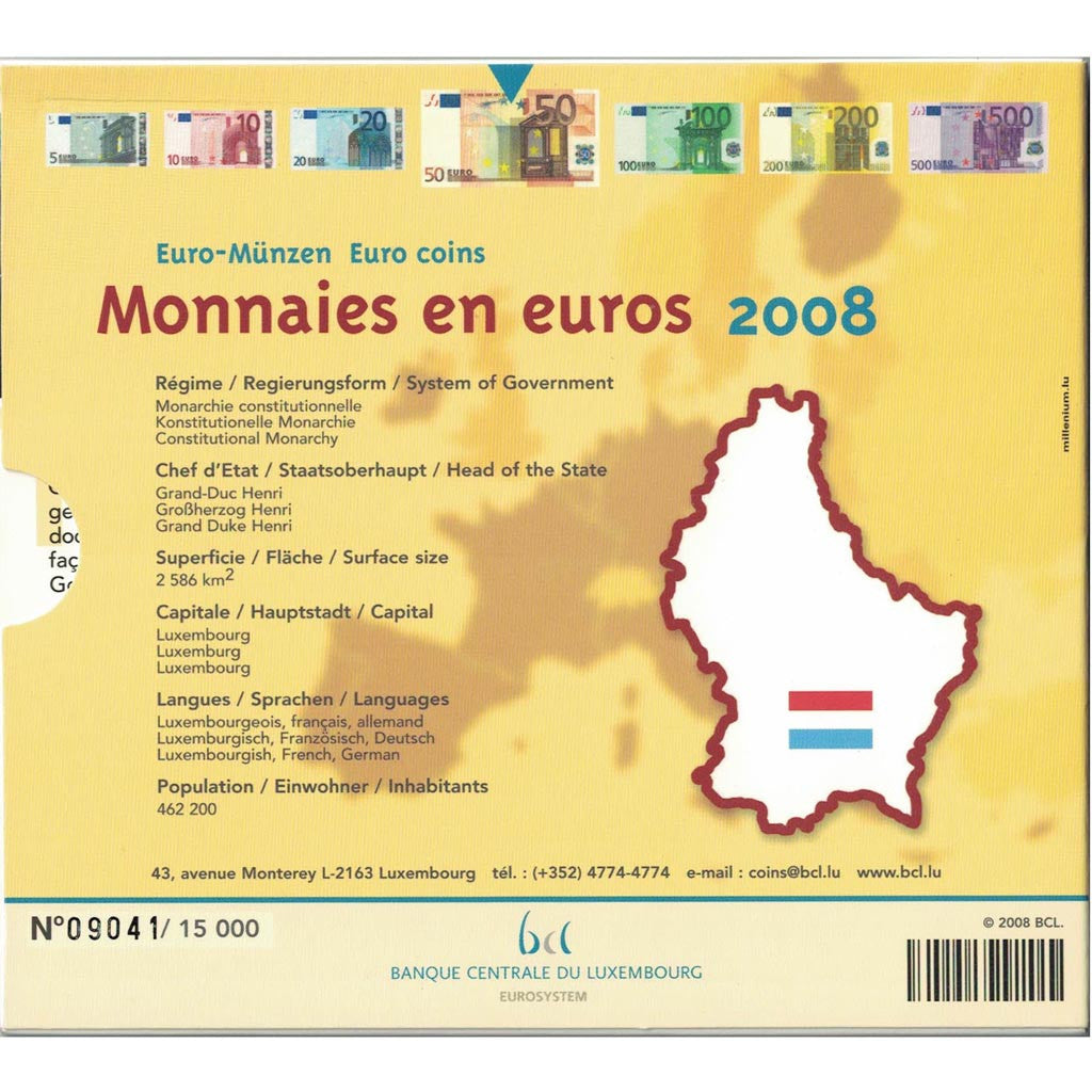 Luxembourg, Set, 2008, MS(65-70)
