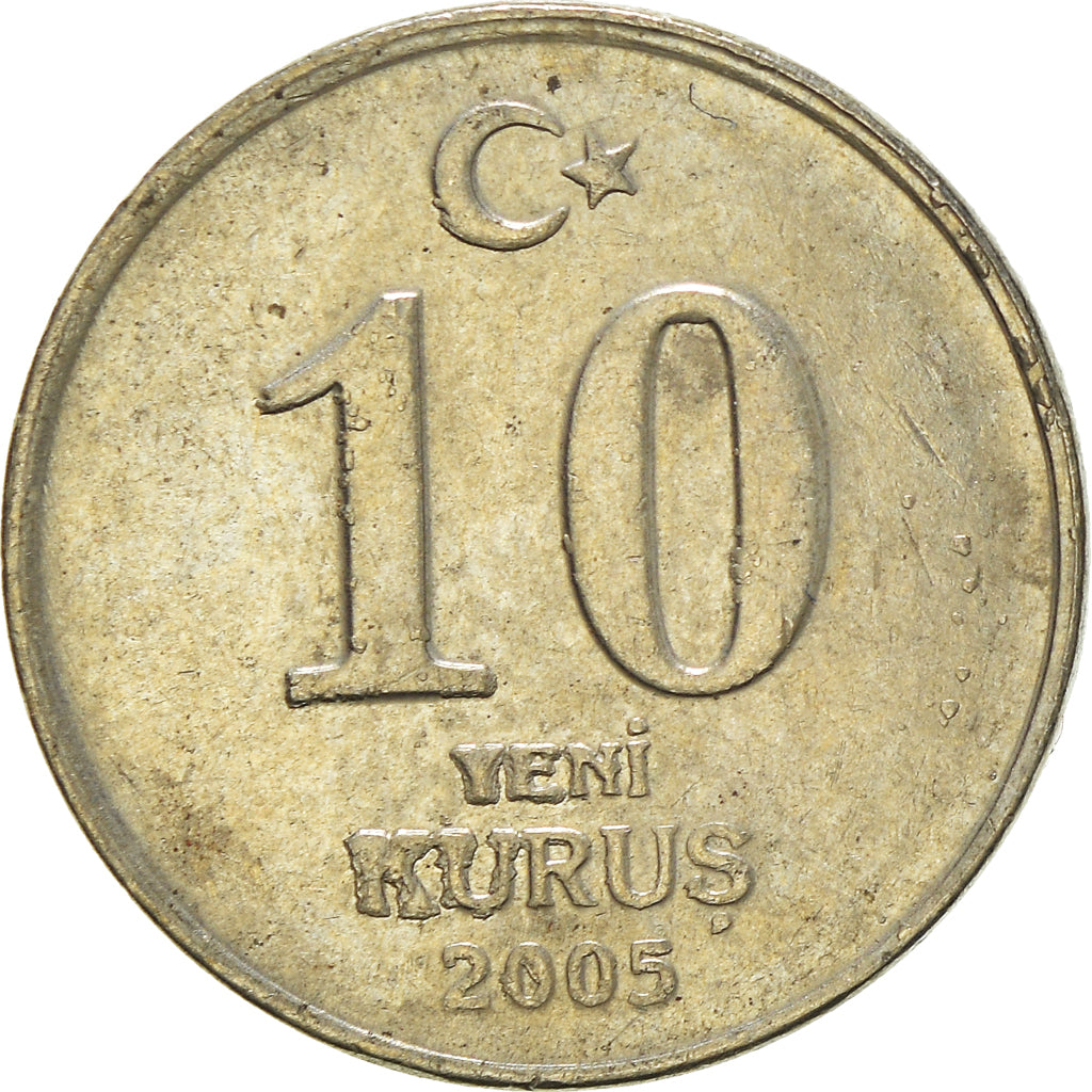 Munten, Turkije, 10 New Kurus, 2005