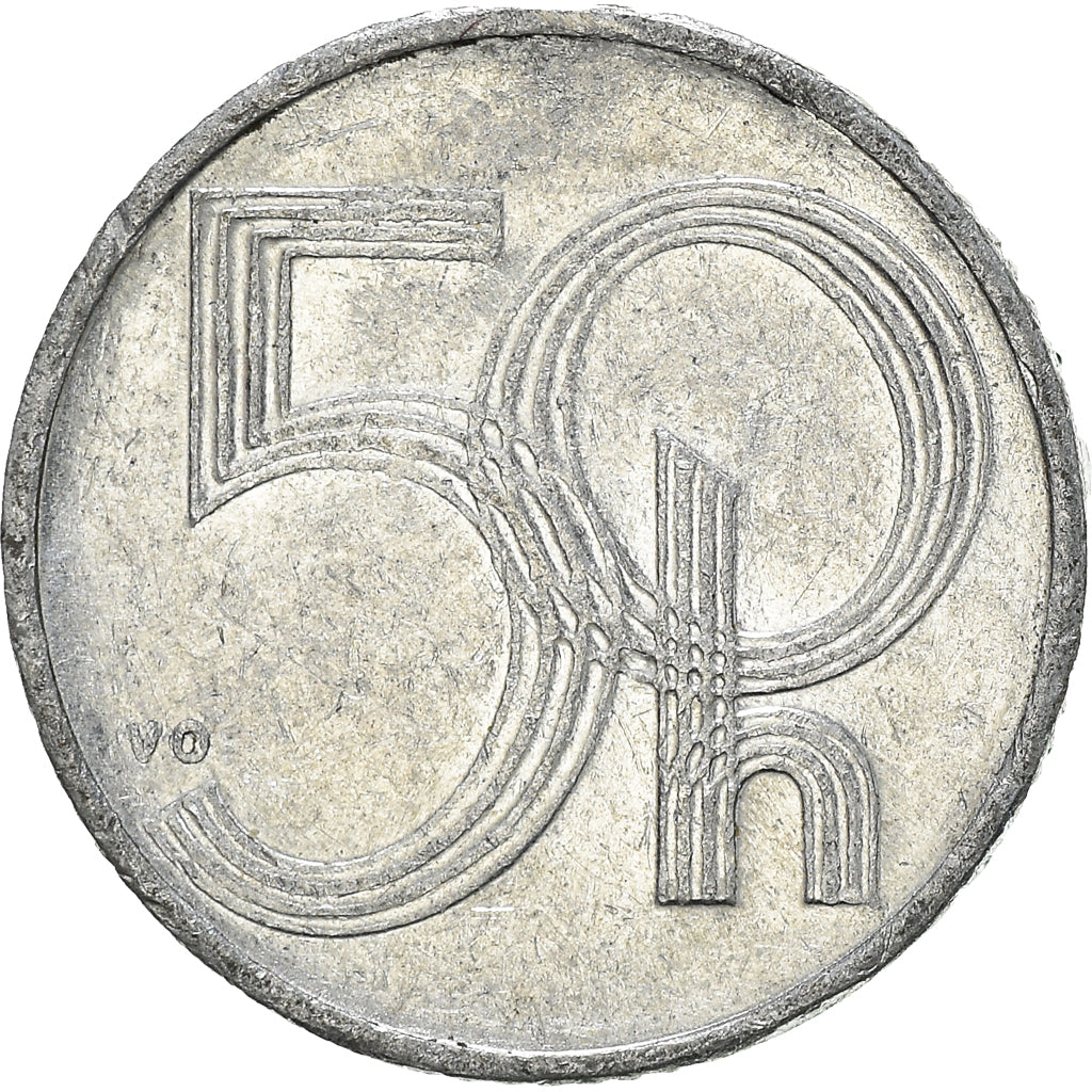 Moneta, Repubblica Ceca, 50 Haleru, 1993