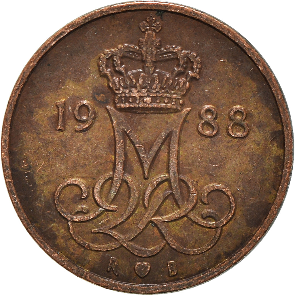 Coin, Denmark, 5 Öre, 1988