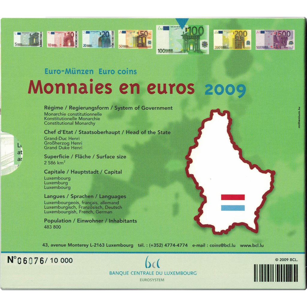 Luxembourg, Set, 2009, MS(65-70)