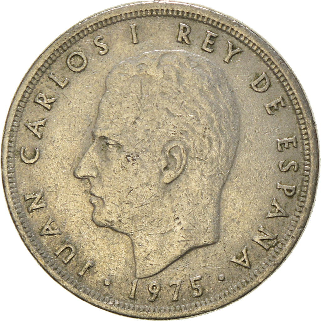 Moneta, Hiszpania, 5 Pesetas, 1975 (79)