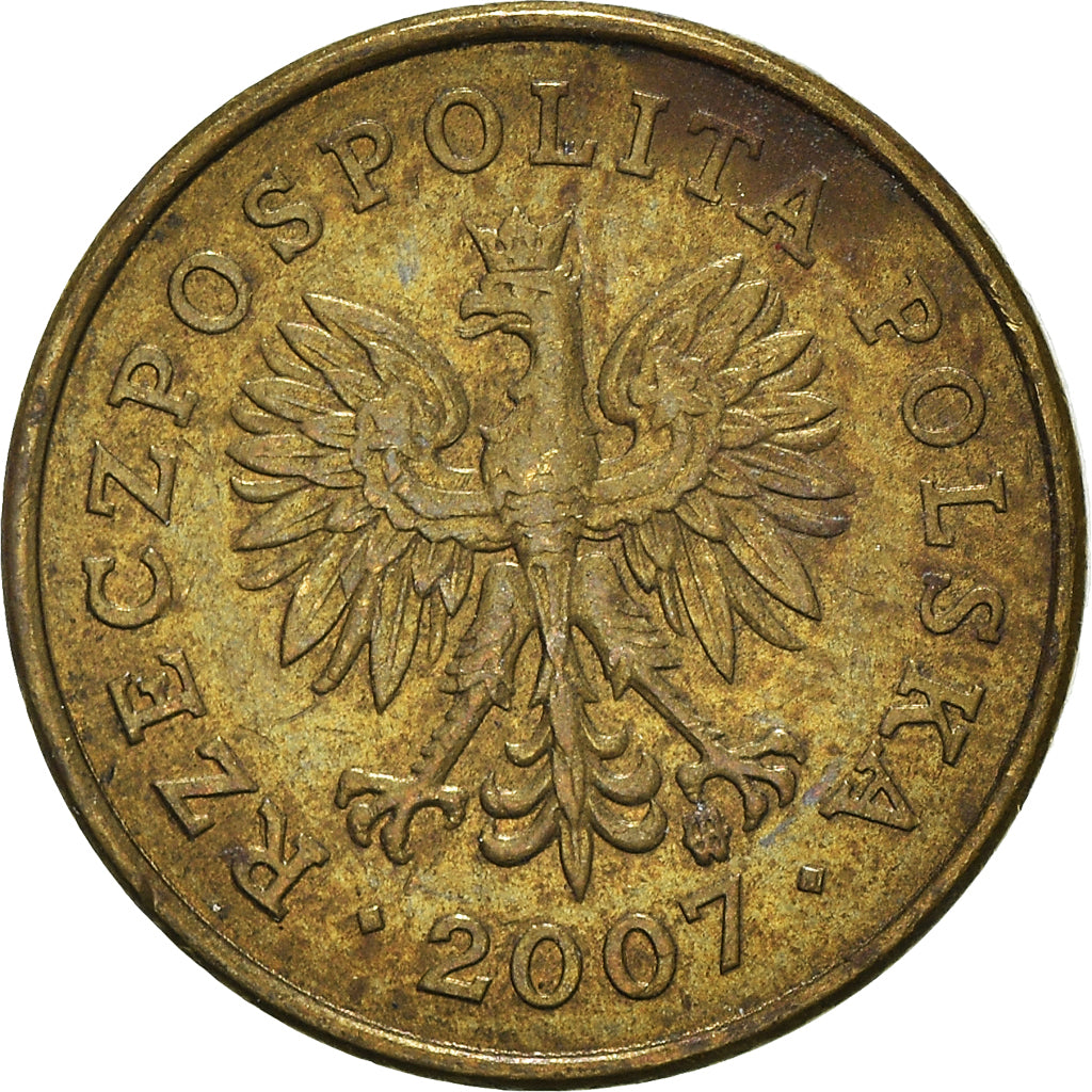 Moneta, Polonia, 2 Grosze, 2007