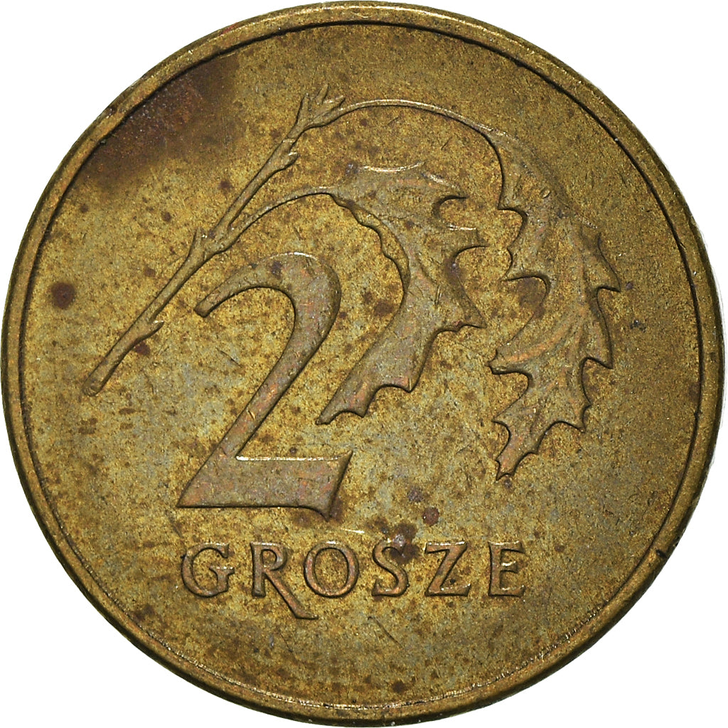 Moneta, Polonia, 2 Grosze, 2007