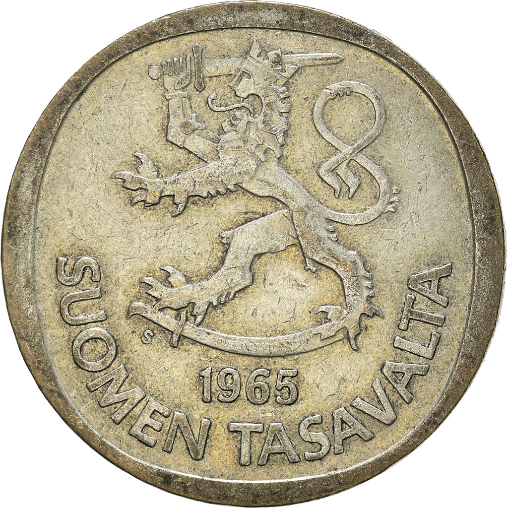 Coin, Finland, Markka, 1965