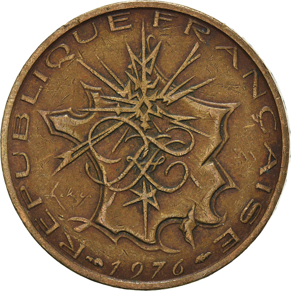 Moeda, França, 10 Francs, 1976