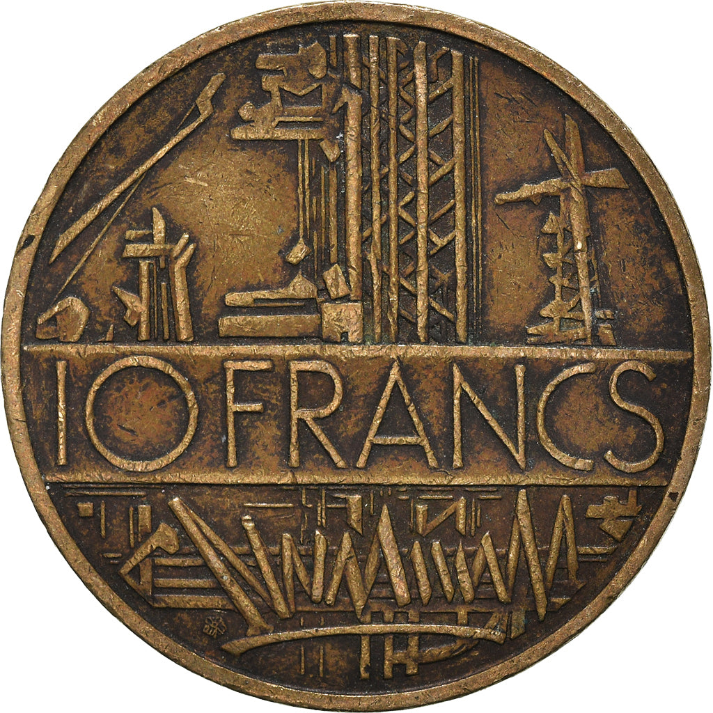 Moeda, França, 10 Francs, 1976