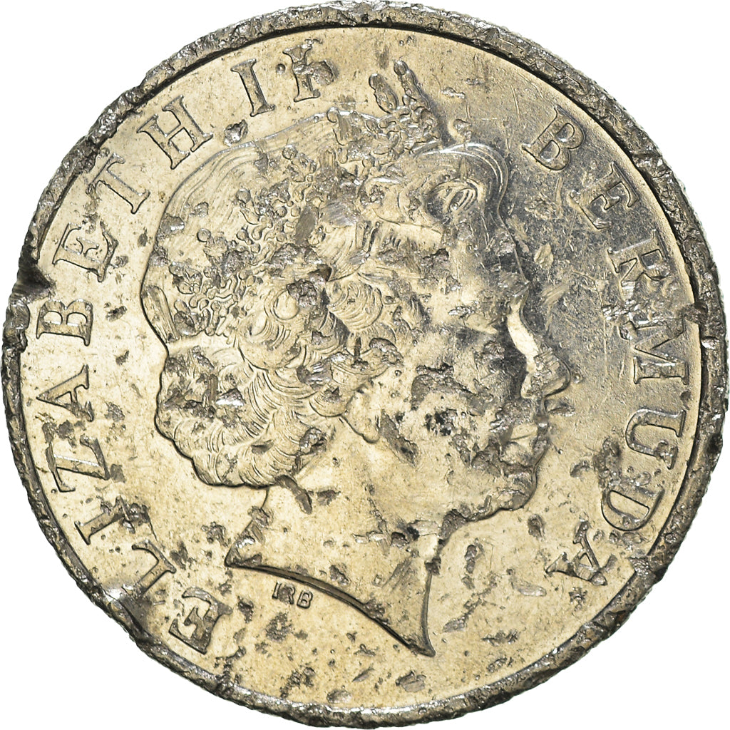 Coin, Bermuda, 25 Cents, 2005