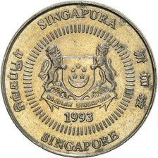 Coin, Singapore, 10 Cents, 1993