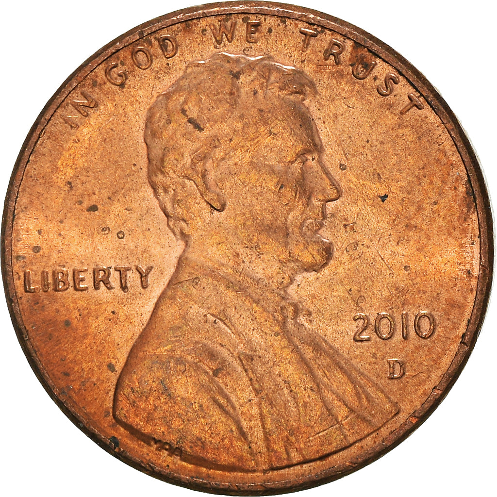 Münze, Vereinigte Staaten, Cent, 2010