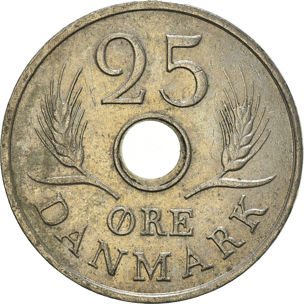 Moneta, Dania, 25 Öre, 1968