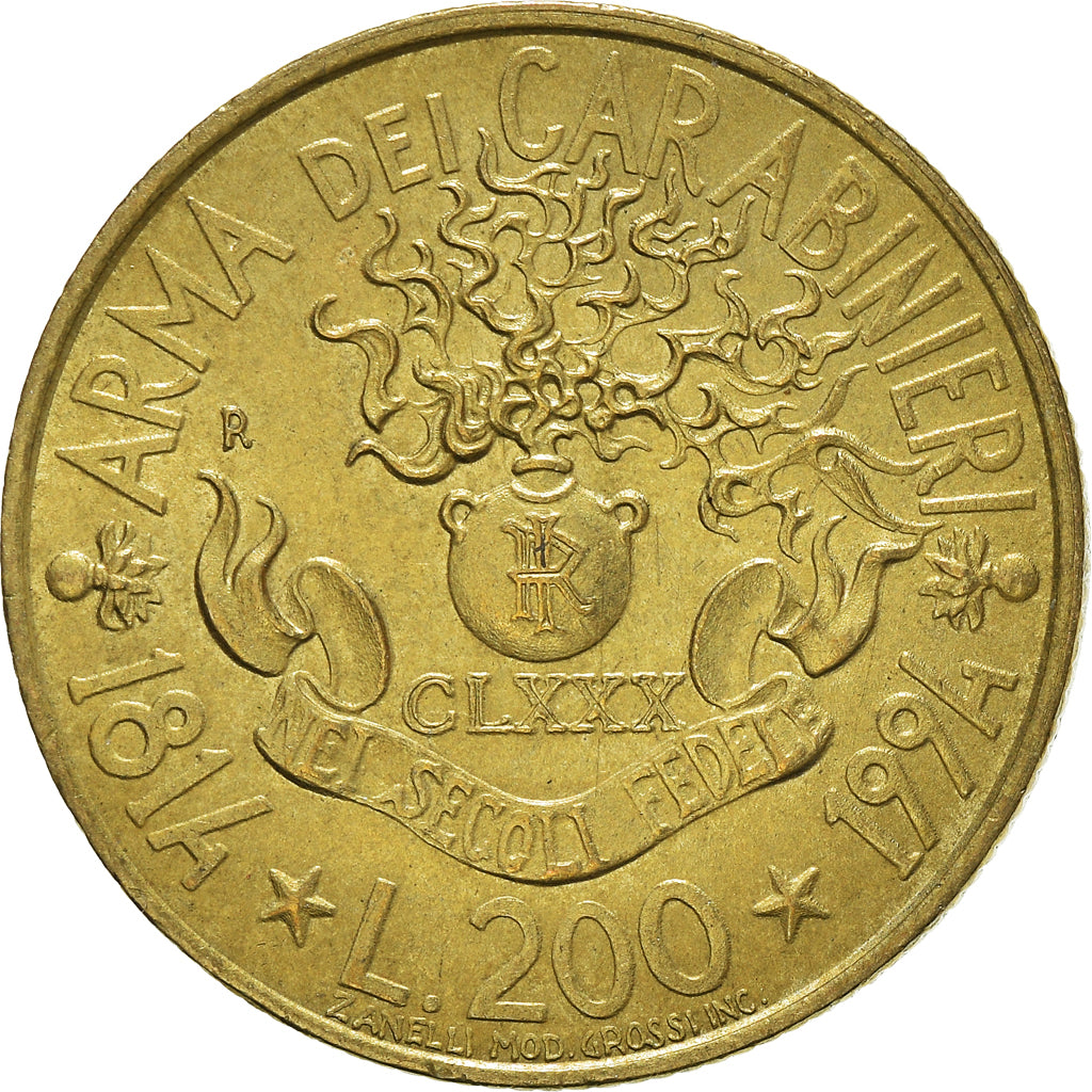 Coin, Italy, 200 Lire, 1994