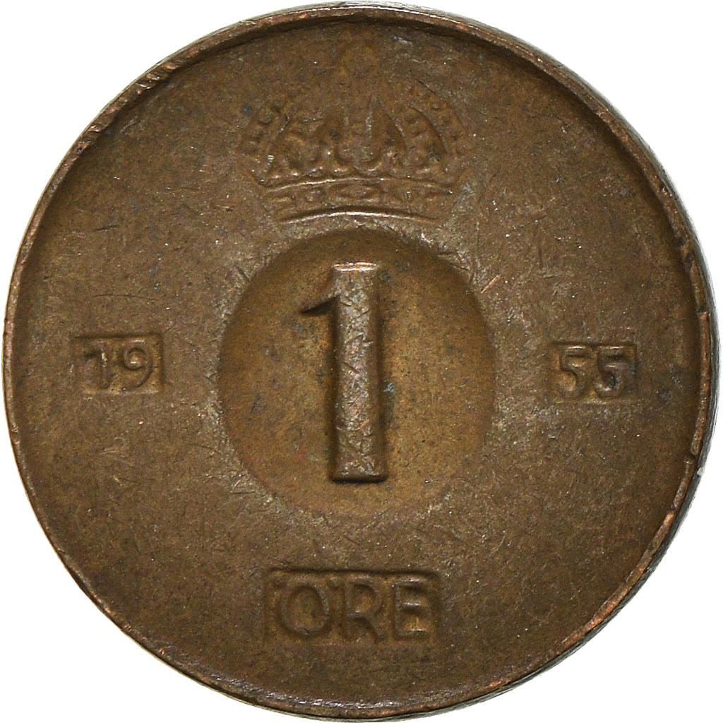 Coin, Sweden, Ore, 1955