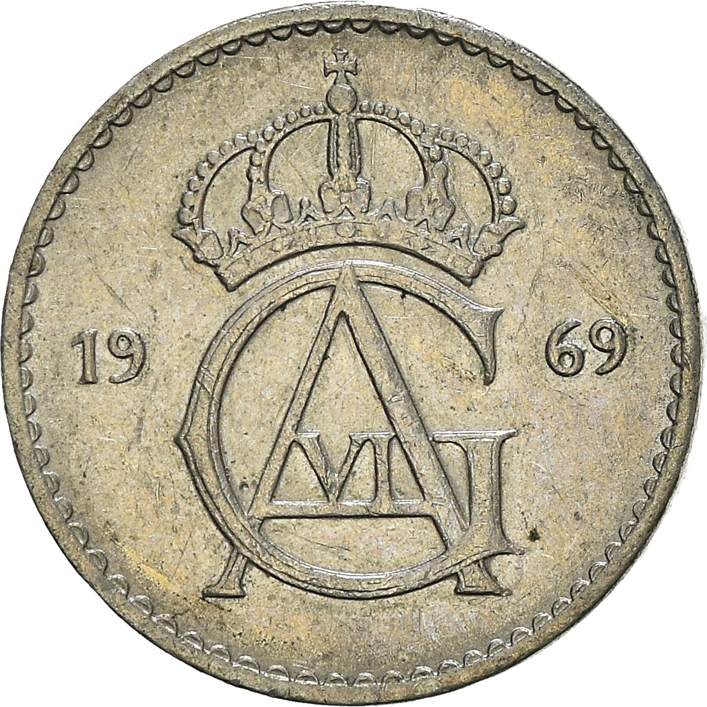 Moneta, Szwecja, 10 Öre, 1969