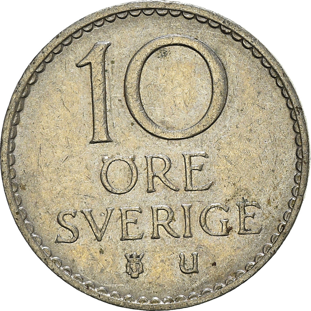 Moneta, Szwecja, 10 Öre, 1969