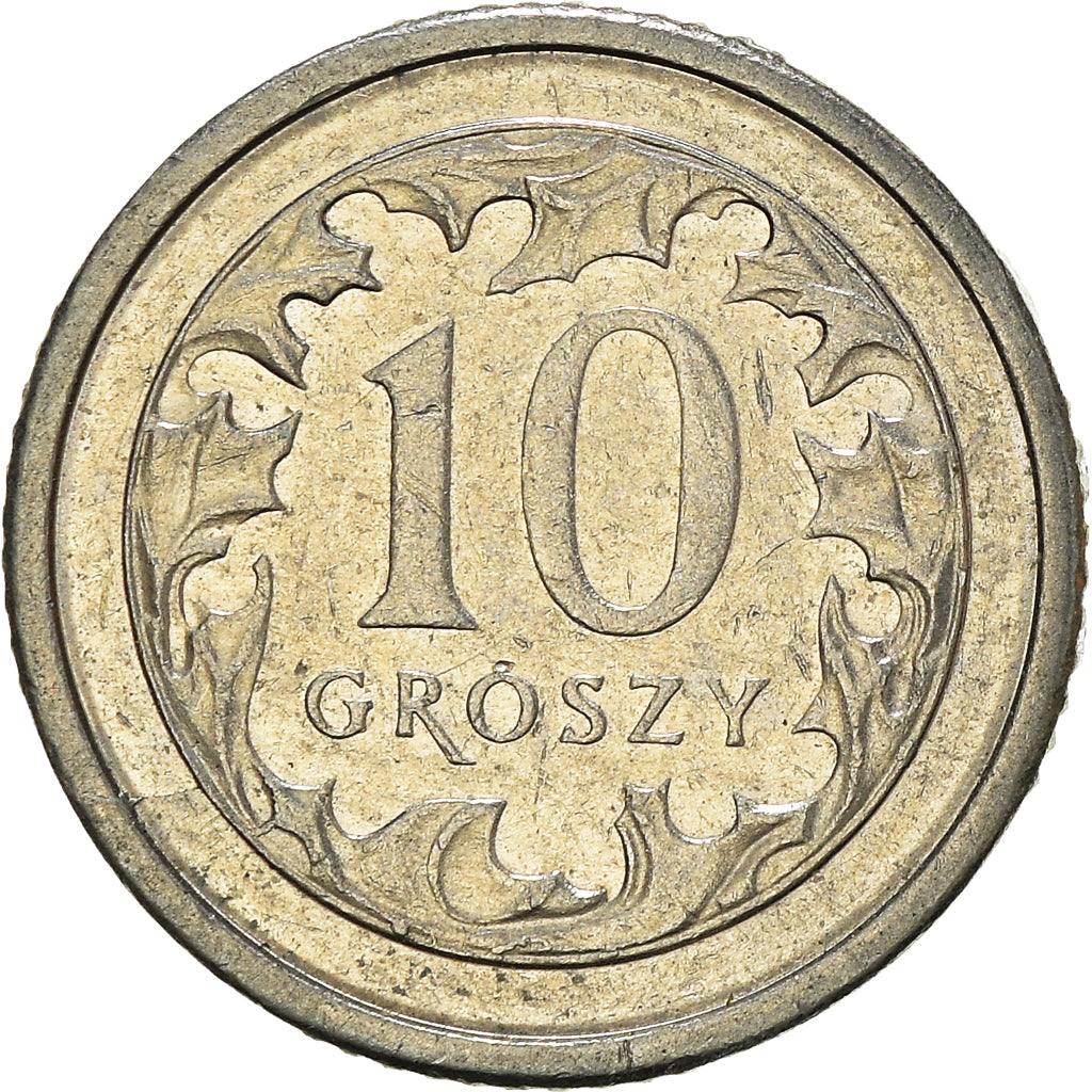 Moneta, Polonia, 10 Groszy, 2007