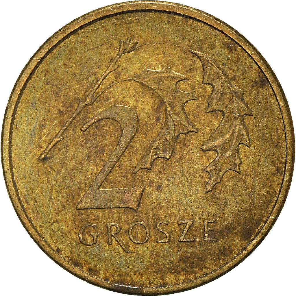 Moneta, Polonia, 2 Grosze, 2007