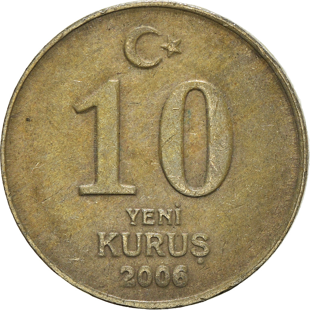 Munten, Turkije, 10 New Kurus, 2006