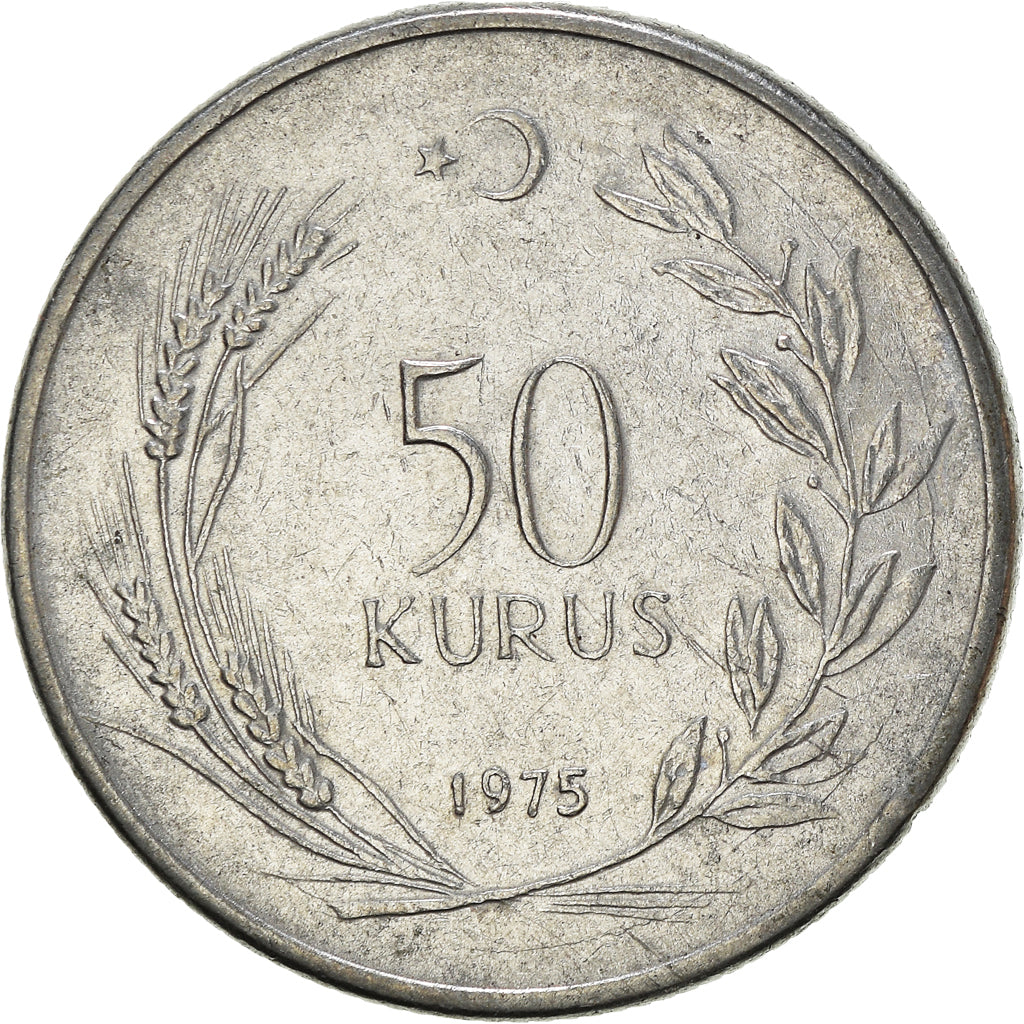Moneta, Turchia, 50 Kurus, 1975