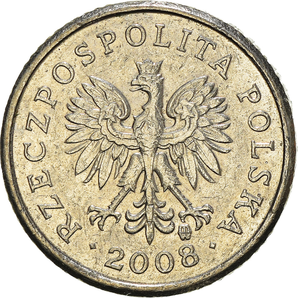 Moneta, Polonia, 10 Groszy, 2008