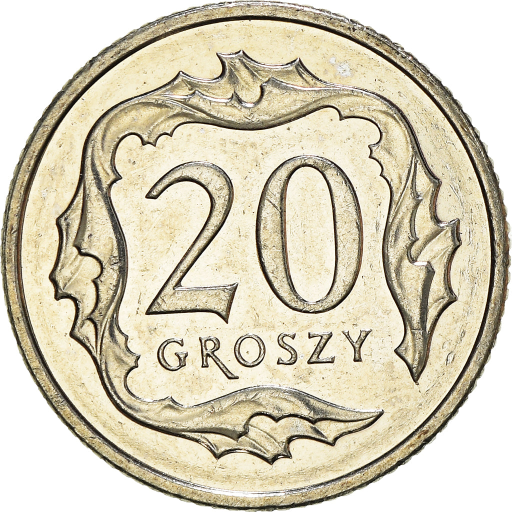 Monnaie, Pologne, 20 Groszy, 2017