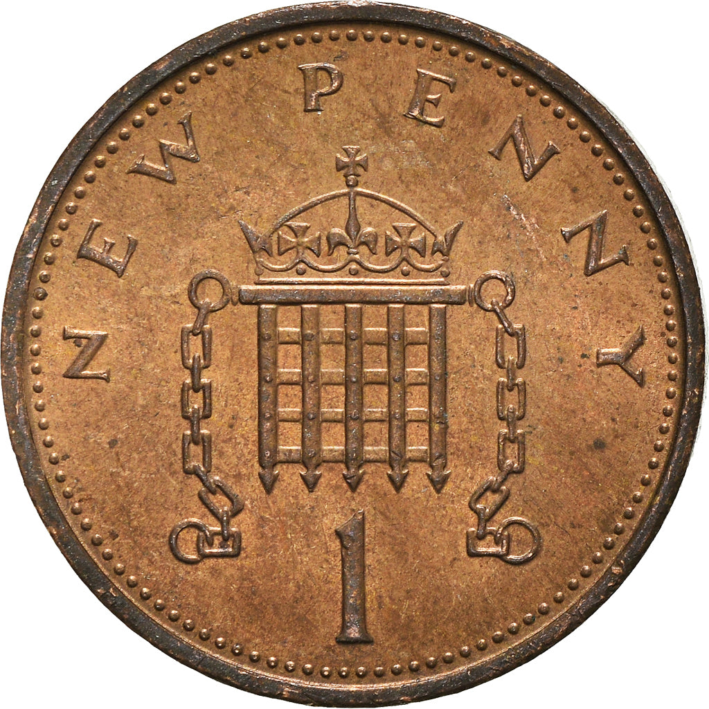 Moneda, Gran Bretaña, New Penny, 1976