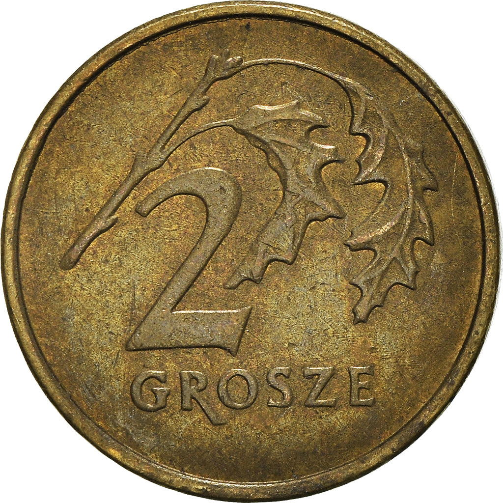 Monnaie, Pologne, 2 Grosze, 2005