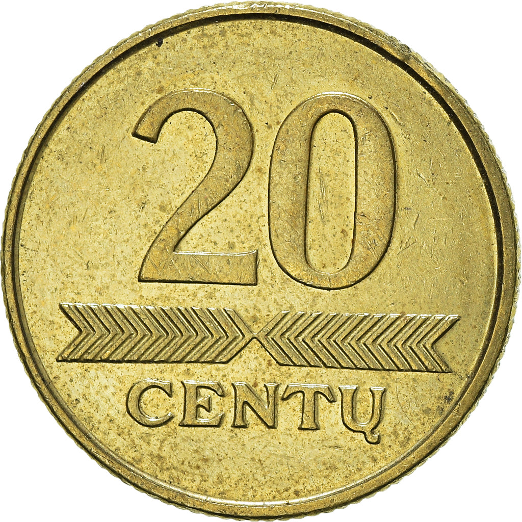 Moneda, Lituania, 20 Centu, 2008