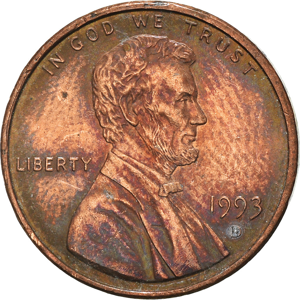 Moneta, Stati Uniti, Cent, 1993