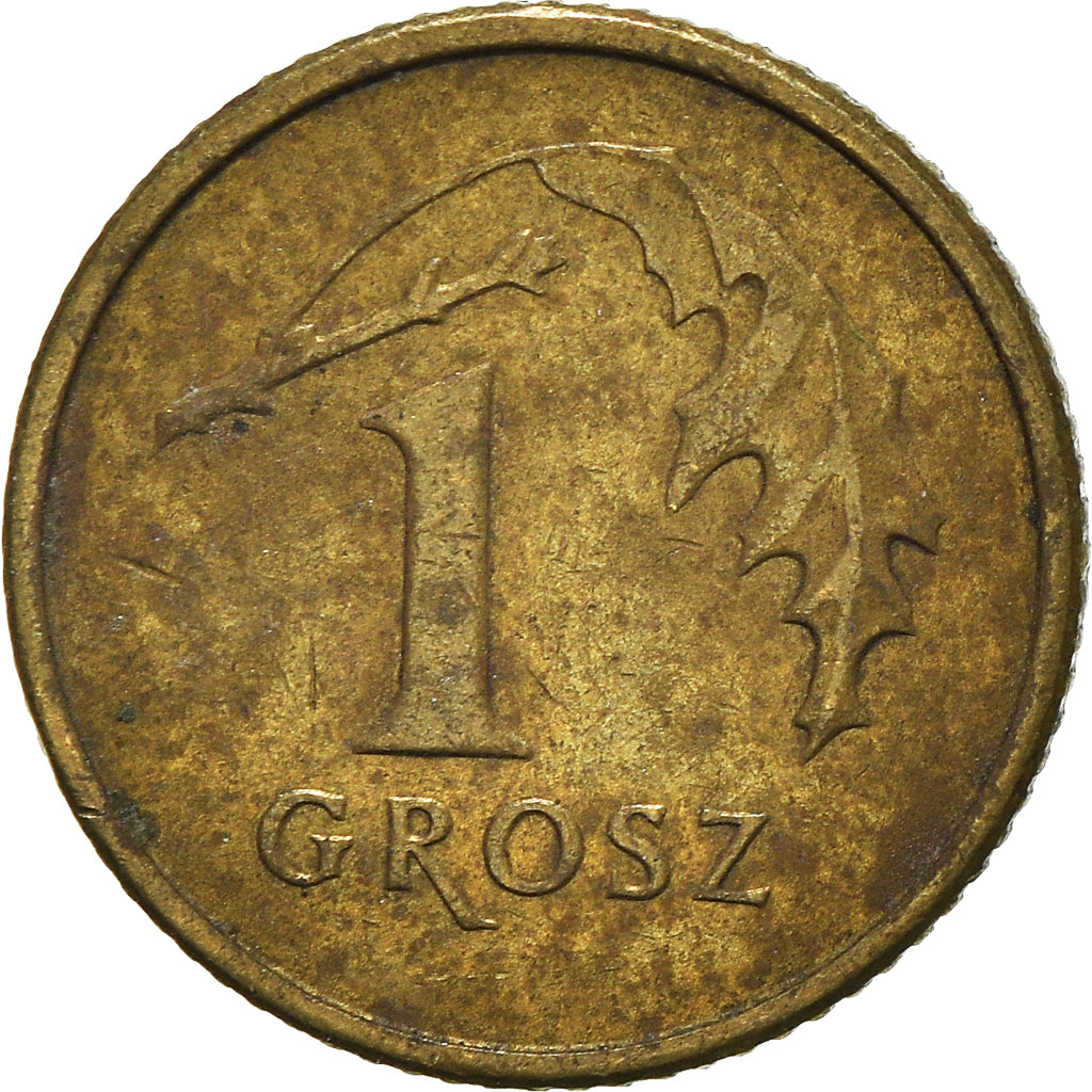 Moneta, Polonia, Grosz, 2002